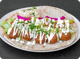 Falafel Hummus